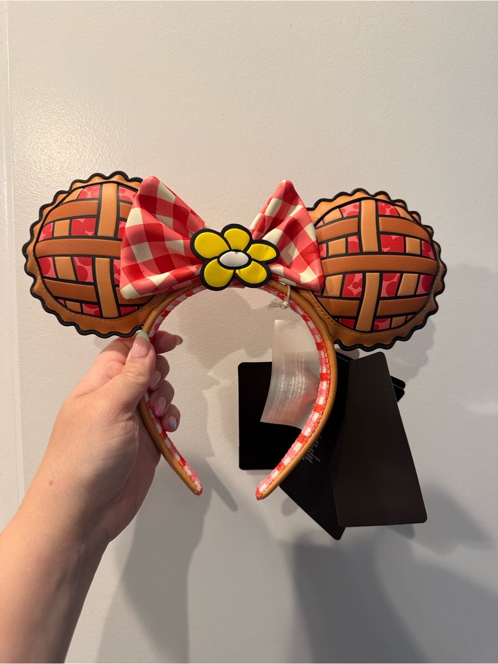 NWT! Loungefly Disney Mickey Mouse and Friends Picnic Ears Headband Scented